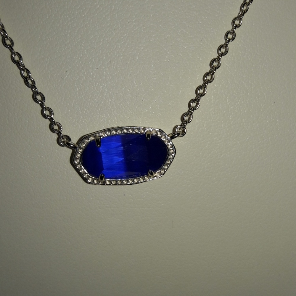 Elisa Blue Gold Necklace